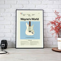 Wayne'S World Mid-Century Modern Inspired Print - Poster | Canvas Wall Art Print