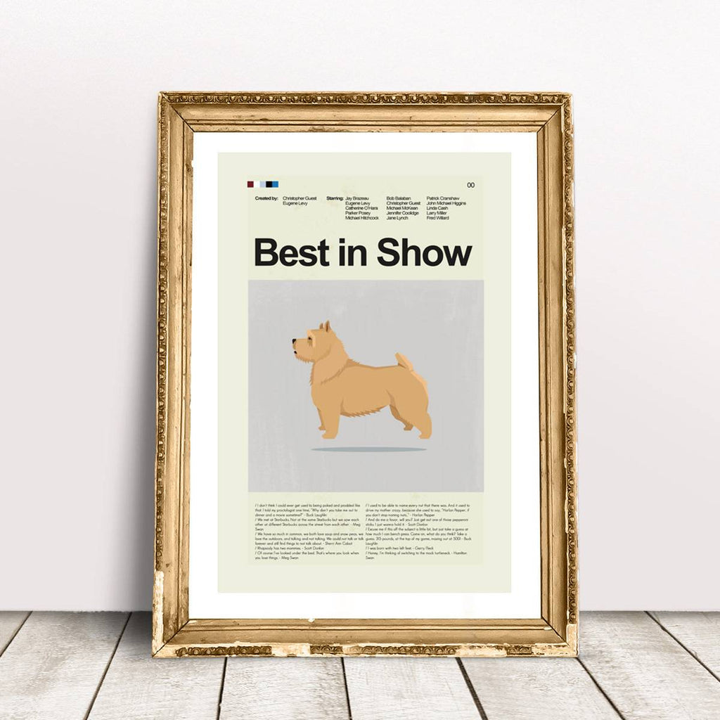 Best In Show Mid-Century Modern Inspired Print - Poster | Canvas Wall Art Print
