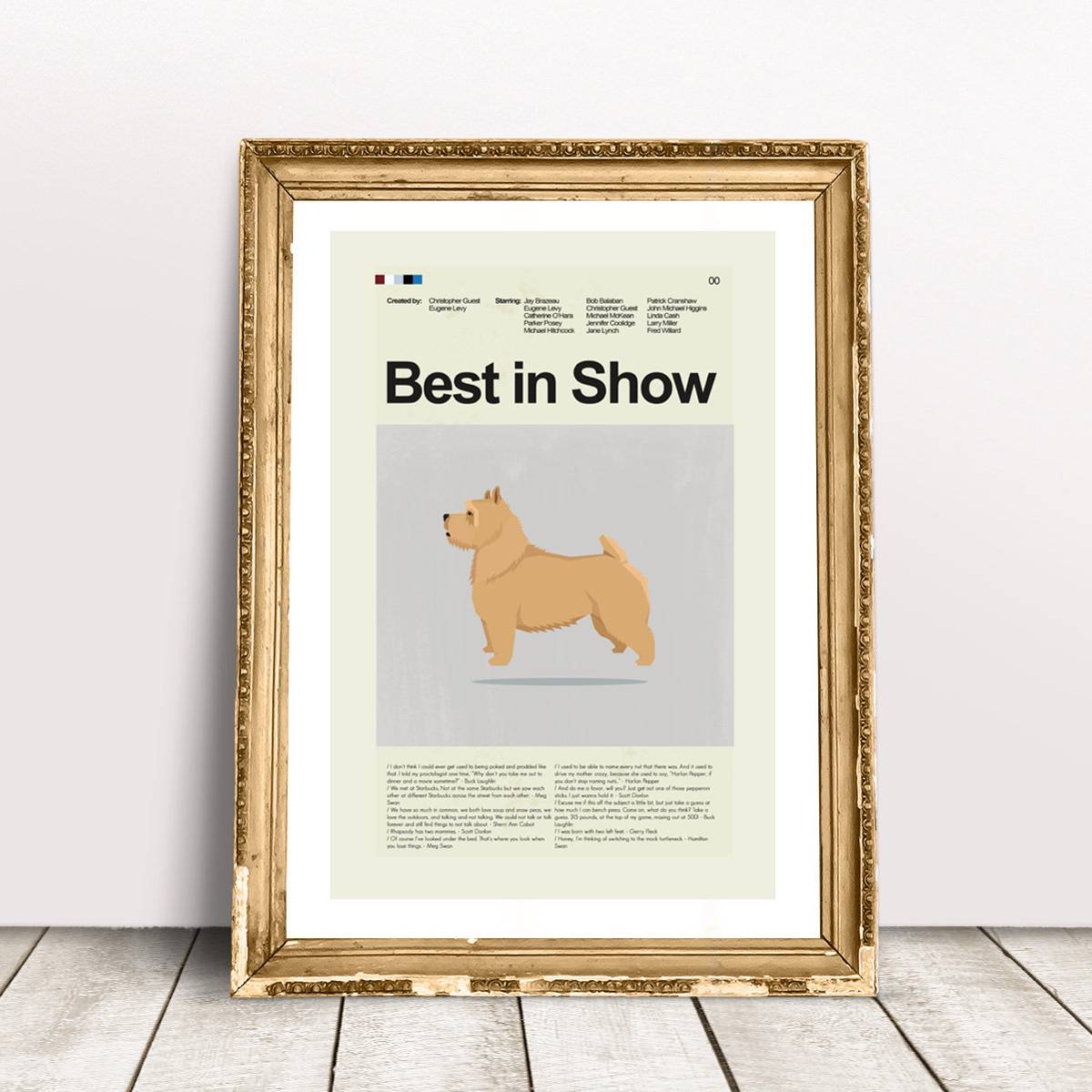 Best In Show Mid-Century Modern Inspired Print - Poster | Canvas Wall Art Print