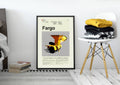Fargo Mid-Century Modern Inspired Print - Poster | Canvas Wall Art Print