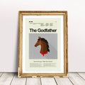 The Godfather Mid-Century Modern Inspired Print - Poster | Canvas Wall Art Print