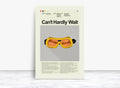 Can'T Hardly Wait Mid-Century Modern Inspired Print - Poster | Canvas Wall Art Print