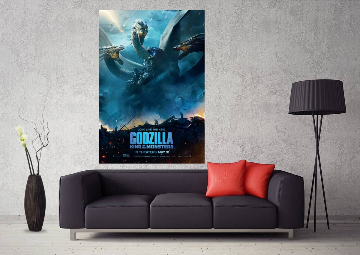Godzilla King Of The Monsters 2019 Movie Art #003 - Poster | Canvas Wall Art Print