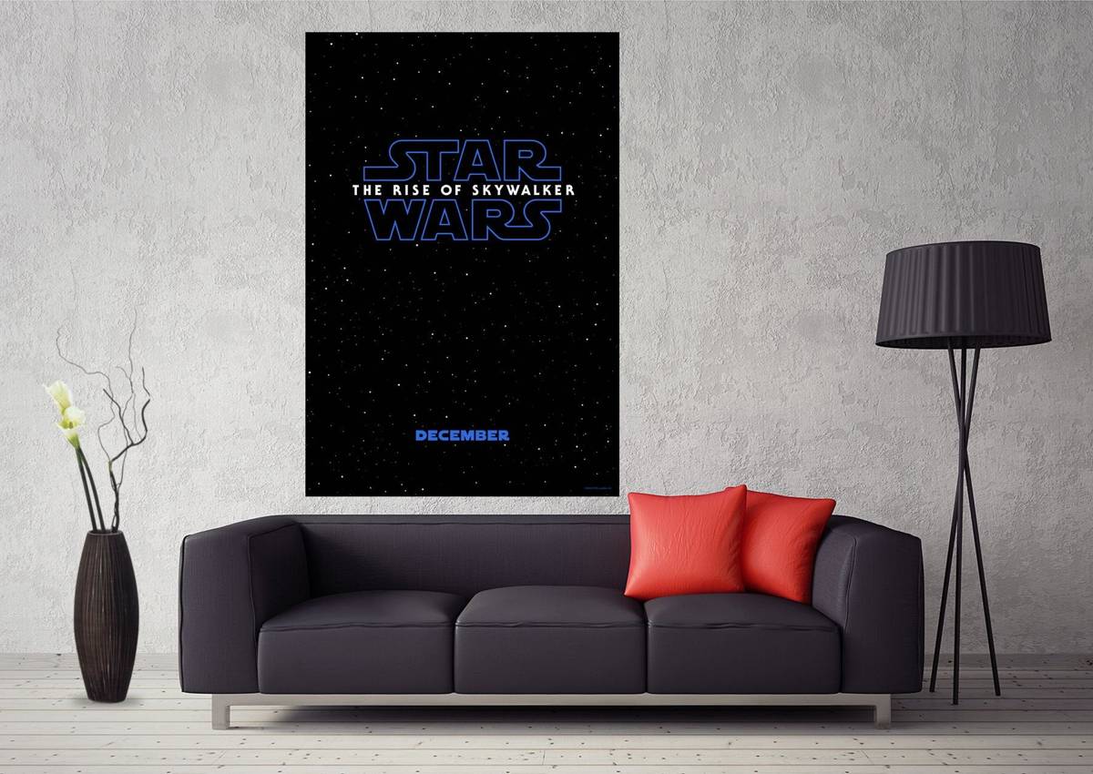 2019 Star Wars: The Rise Of Skywalker Movie Art - Poster | Canvas Wall Art Print