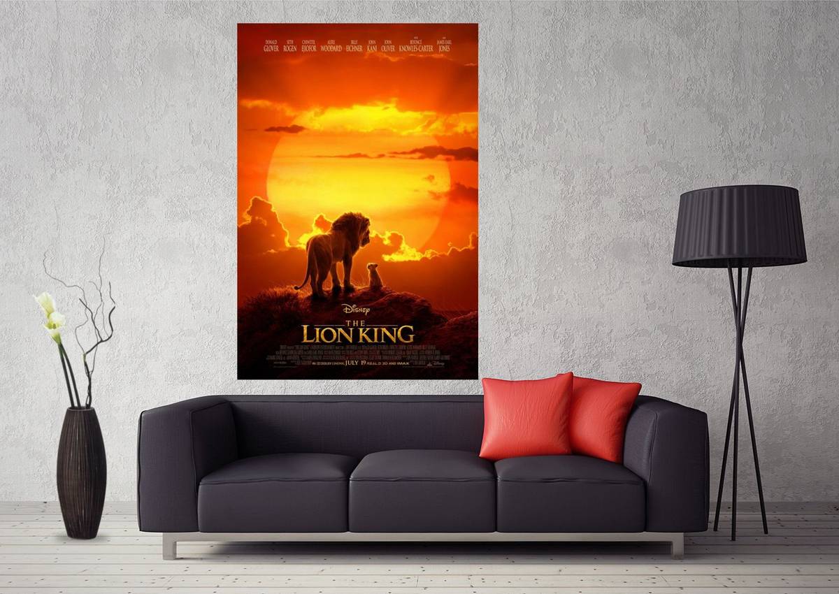 The Lion King 2019 Remake Cinema Movie Art #013 - Poster | Canvas Wall Art Print