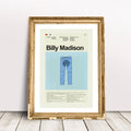 Billy Madison Mid-Century Modern Inspired Print - Poster | Canvas Wall Art Print