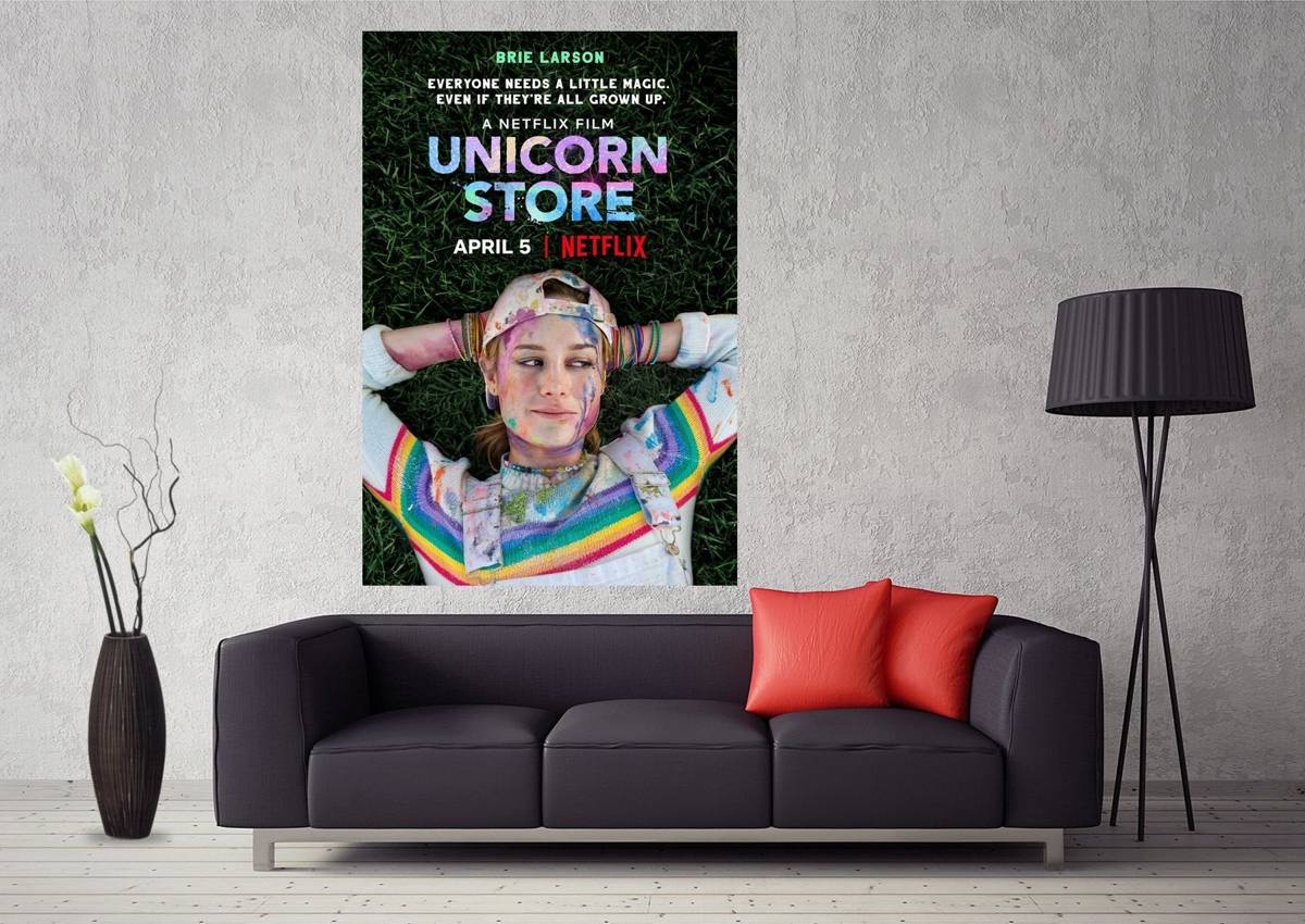 Unicorn Store Netflix Comedy Movie Art #076 - Poster | Canvas Wall Art Print