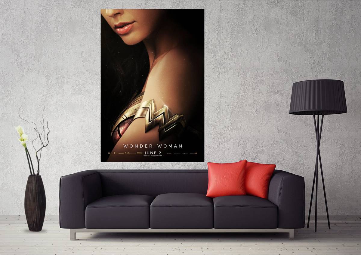 Wonder Woman 2017 Gal Gadot Movie Art #141 - Poster | Canvas Wall Art Print