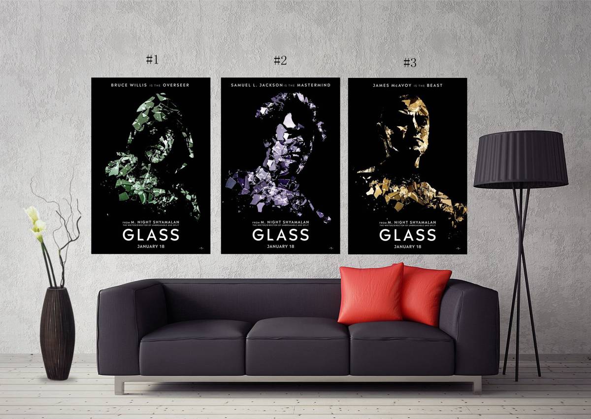 Glass 2019 Movie Art #173 - Poster | Canvas Wall Art Print