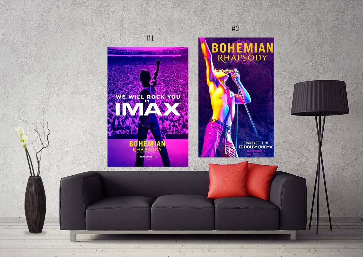 Bohemian Rhapsody Film Rami Malek Movie Art #193 - Poster | Canvas Wall Art Print
