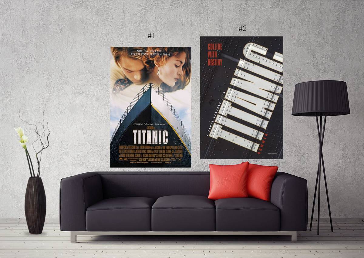 1997 Movie Titanic Art #198 - Poster | Canvas Wall Art Print