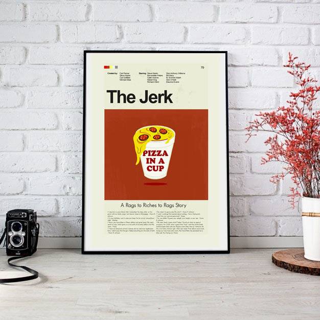 The Jerk Mid-Century Modern Inspired Print - Poster | Canvas Wall Art Print