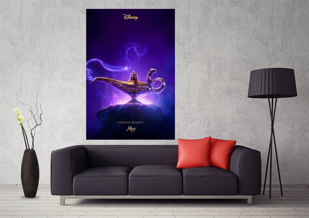 New 2019 Aladdin Movie Art #004 - Poster | Canvas Wall Art Print