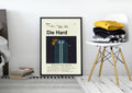 Die Hard Mid-Century Modern Inspired Print - Poster | Canvas Wall Art Print