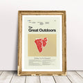 The Great Outdoors Mid-Century Modern Inspired Print - Poster | Canvas Wall Art Print