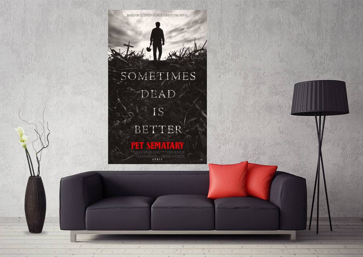 2019 Stephen King'S Pet Sematary Movie Art #016 - Poster | Canvas Wall Art Print