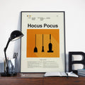 Hocus Pocus Mid-Century Modern Inspired Print - Poster | Canvas Wall Art Print