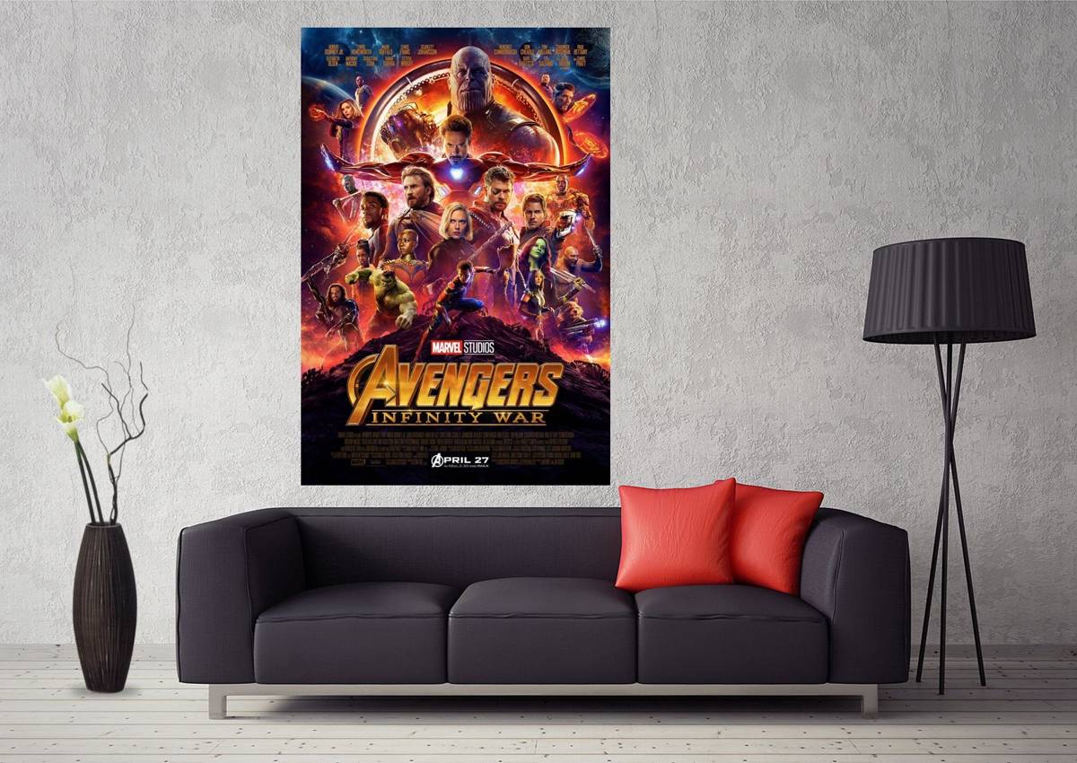 Avengers: Infinity War 2018 Movie Art #038 - Poster | Canvas Wall Art Print