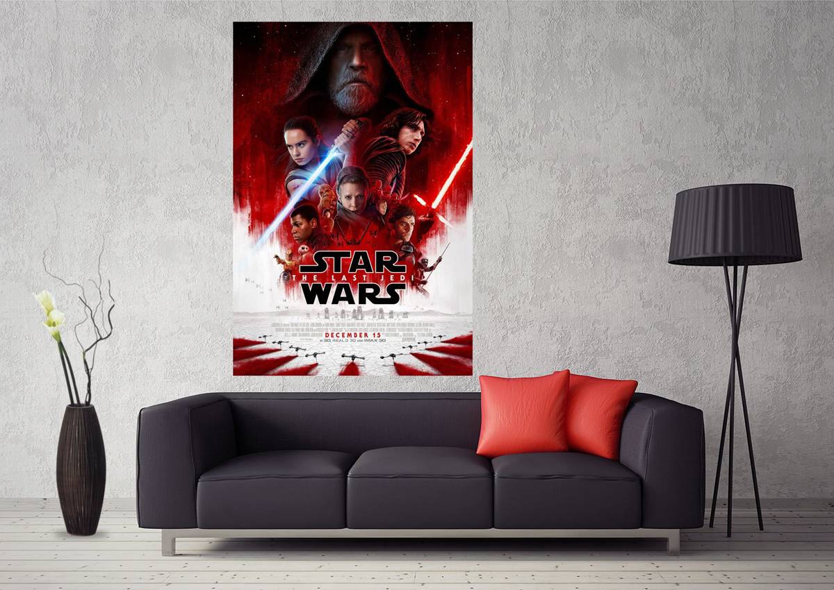 Star Wars The Last Jedi Movie Art #043 - Poster | Canvas Wall Art Print