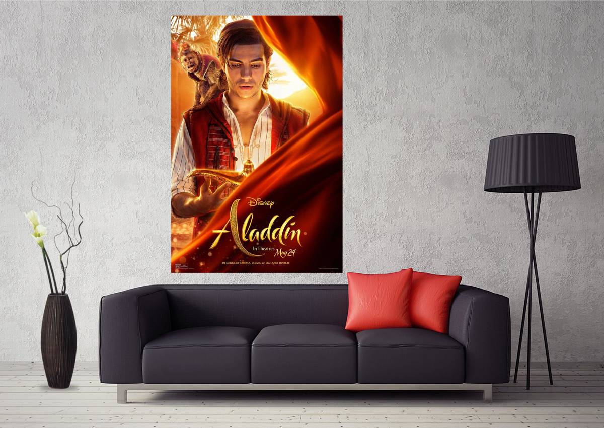 Aladdin 2019 Movie Art #059 - Poster | Canvas Wall Art Print