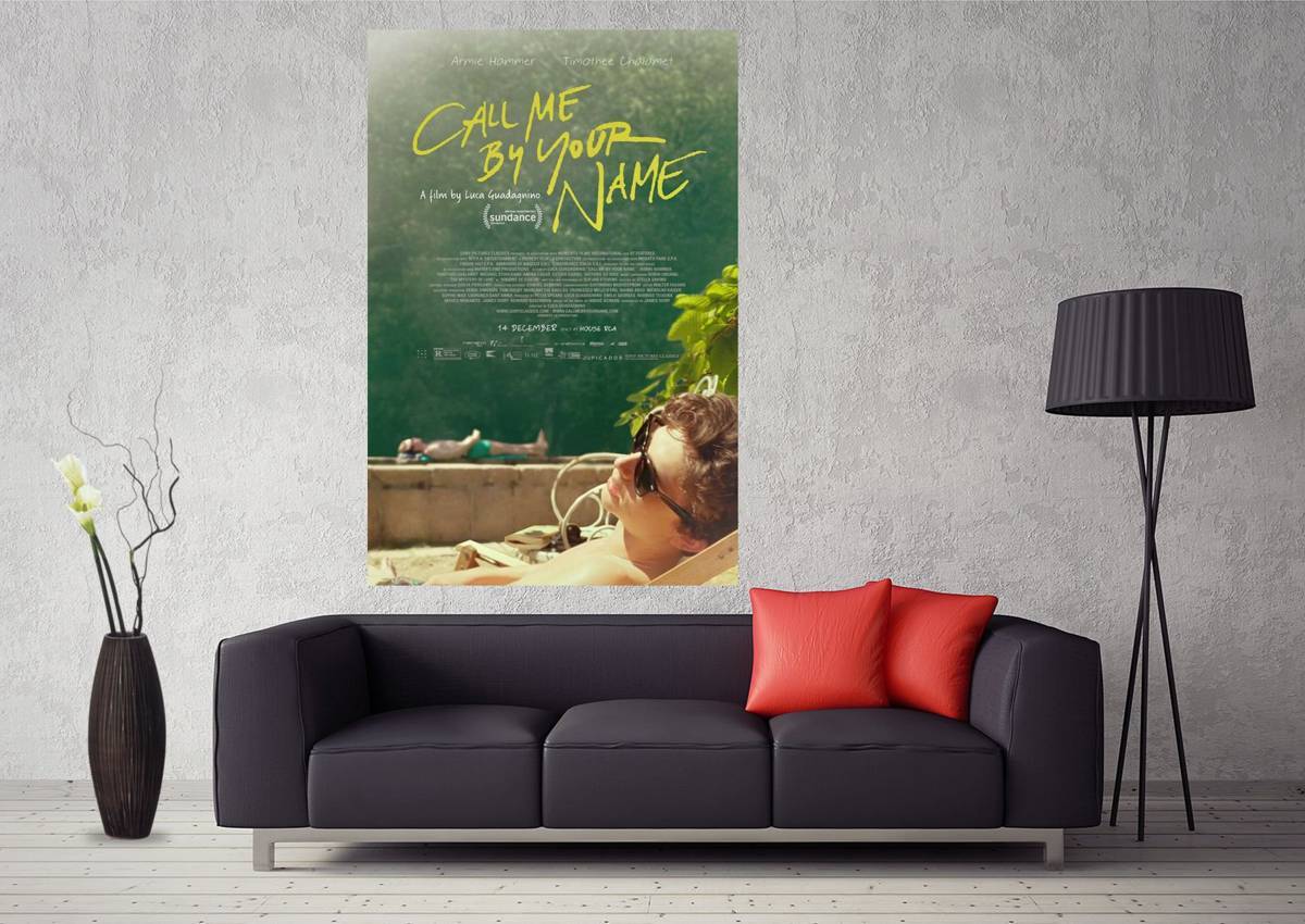 Call Me By Your Name Movie Art #077 - Poster | Canvas Wall Art Print