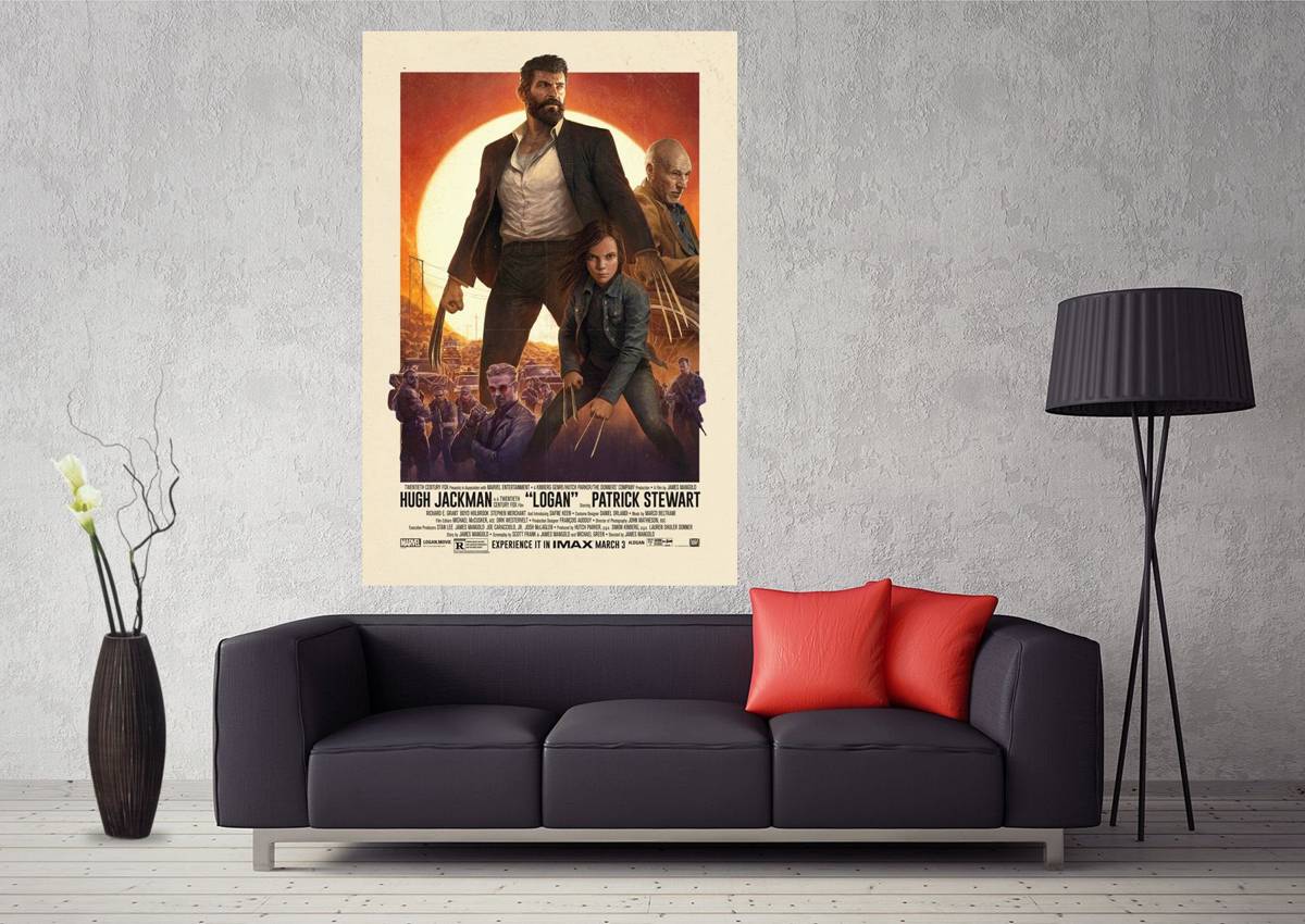 Wolverine 3 Logan 2017 Movie Art #082 - Poster | Canvas Wall Art Print
