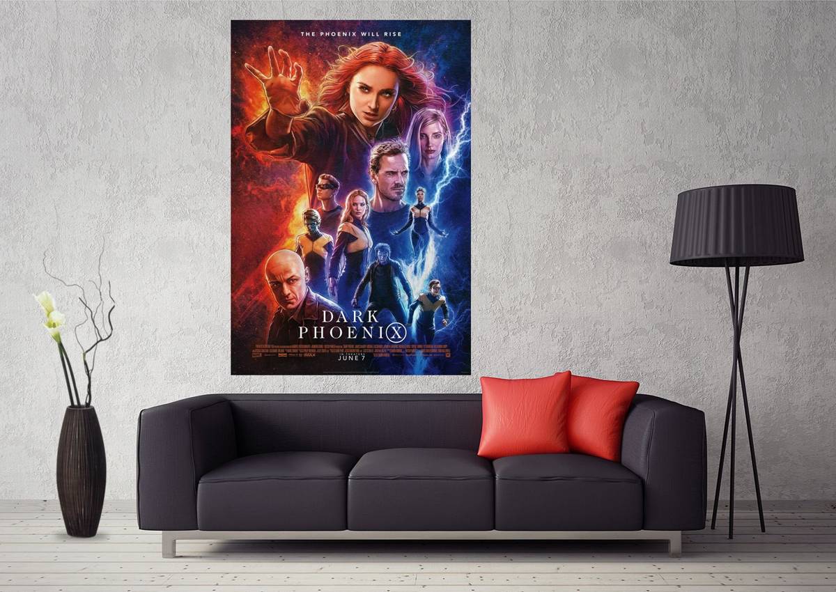 Dark Phoenix X-Men 2019 Superhero Movie Art #103 - Poster | Canvas Wall Art Print