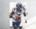 Deshaun Watson Houston Texans (V1) Sports Art Print, Football, Sports Decor – Poster | Canvas Wall Art Print