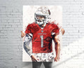 Kyler Murray Arizona Cardinals (V1) Sports Art Print, Football, Sports Decor – Poster | Canvas Wall Art Print