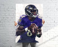 Lamar Jackson Baltimore Ravens Sports Art Print, Football, Sports Decor – Poster | Canvas Wall Art Print