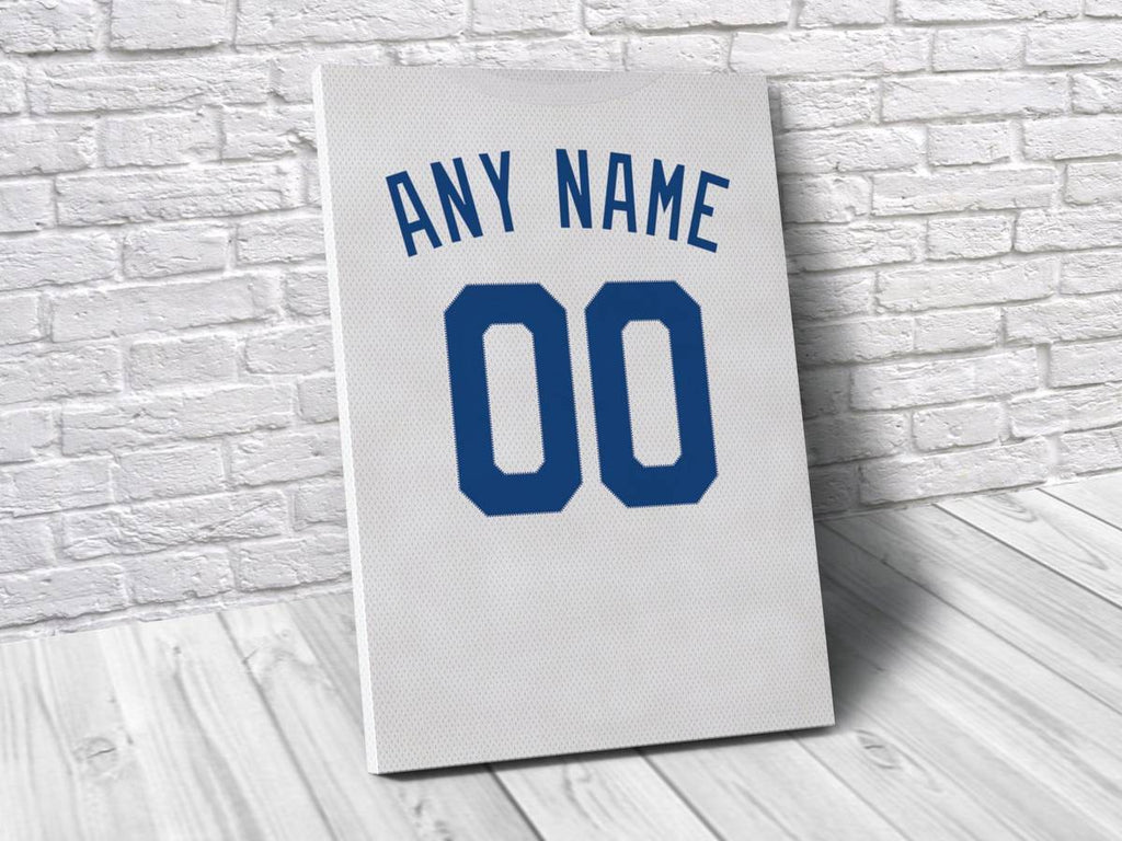 Kansas City Royals Personalized Jersey Sports Art Print, Baseball Shirt, Sports Decor – Poster | Canvas Wall Art Print