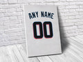 Miami Marlins Personalized Jersey Sports Art Print, Baseball Shirt, Sports Decor – Poster | Canvas Wall Art Print