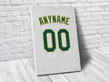 Oakland Athletics Personalized Jersey Sports Art Print, Baseball Shirt, Sports Decor – Poster | Canvas Wall Art Print