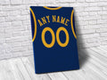 Golden State Warriors Personalized Jersey Sports Art Print, Basketball Shirt, Sports Decor – Poster | Canvas Wall Art Print