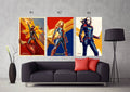 Captain Marvel 2019 Movie Art #131 - Poster | Canvas Wall Art Print