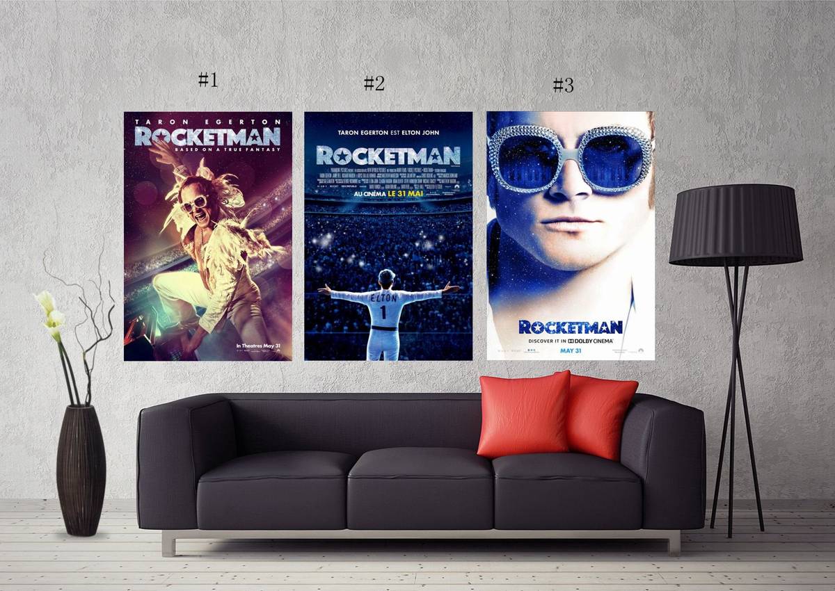 Rocketman Movie Art #133 - Poster | Canvas Wall Art Print