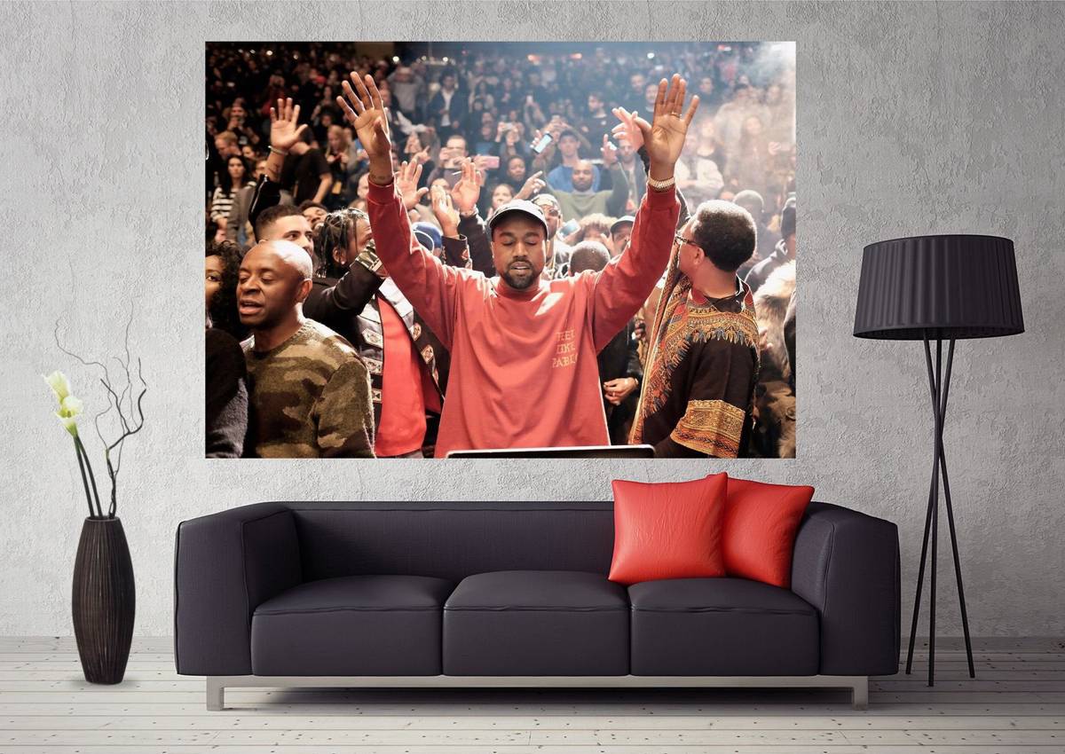 Music Star Kanye West The Life Of Pablo Art #147 - Poster | Canvas Wall Art Print