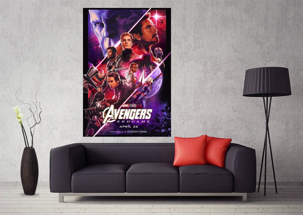 2019 Movie Avengers: Endgame Film Art #150 - Poster | Canvas Wall Art Print