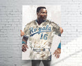 Bo Jackson Kansas City Royals Sports Art Print, Baseball, Sports Decor – Poster | Canvas Wall Art Print