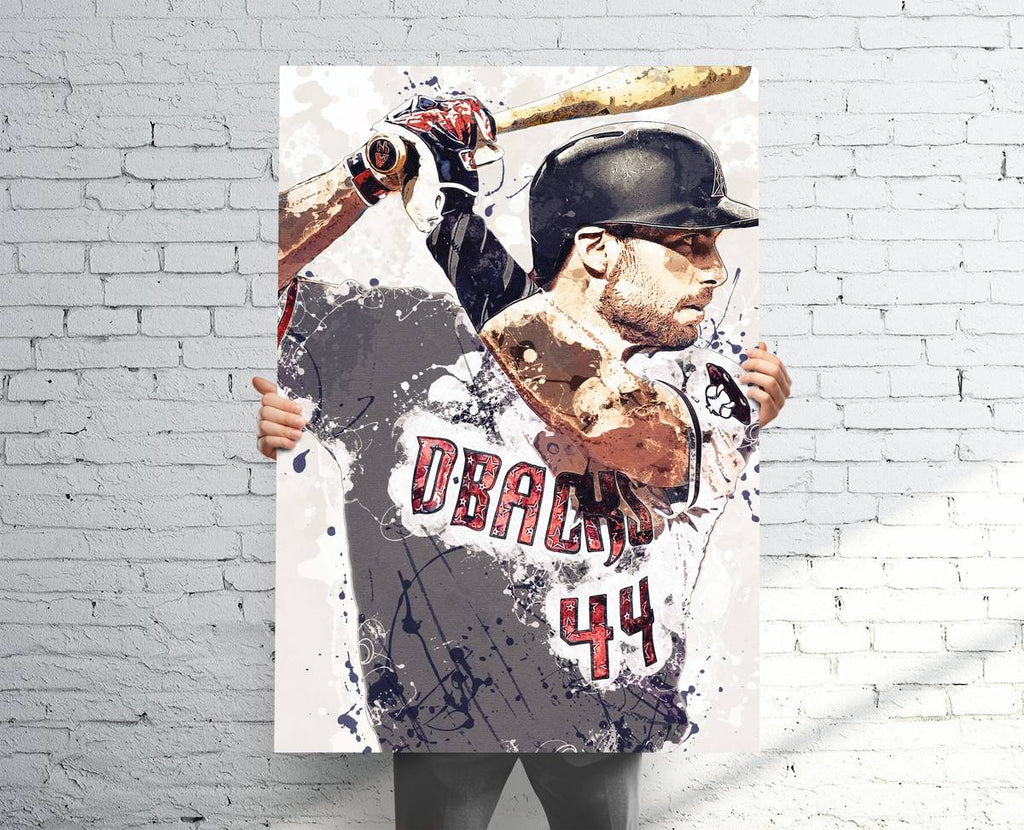 Paul Goldschmidt Arizona Diamondbacks Sports Art Print, Baseball, Sports Decor – Poster | Canvas Wall Art Print
