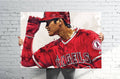 Shohei Ohtani Los Angeles Angels Sports Art Print, Baseball, Sports Decor – Poster | Canvas Wall Art Print