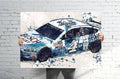 Kevin Harvick Nascar Sports Art Print, Nascar Racing, Sports Decor – Poster | Canvas Wall Art Print