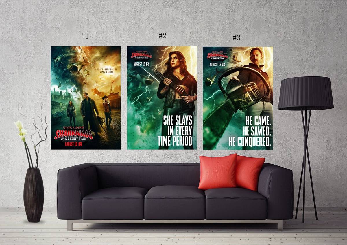 The Last Sharknado It'S Movie Photo Art #161 - Poster | Canvas Wall Art Print