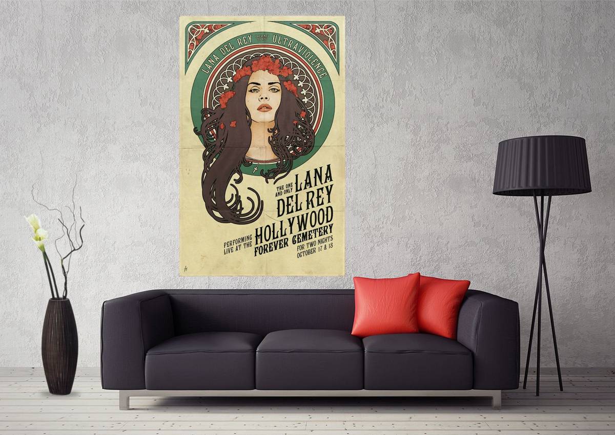 Lana Del Rey Soul Music Art #166 - Poster | Canvas Wall Art Print