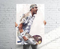 John Isner Tennis Sports Art Print, Tennis, Sports Decor – Poster | Canvas Wall Art Print