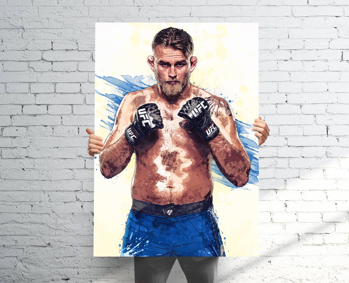 Alexander Gustafsson Ufc Sports Art Print, Ufc Mma, Sports Decor – Poster | Canvas Wall Art Print