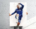 Eden Hazard Chelsea F.C. Sports Art Print, Soccer/Football, Sports Decor – Poster | Canvas Wall Art Print