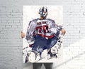 Braden Holtby Washington Capitals Sports Art Print, Hockey, Sports Decor – Poster | Canvas Wall Art Print