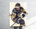 Kris Letang Pittsburgh Penguins Sports Art Print, Hockey, Sports Decor – Poster | Canvas Wall Art Print