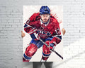 Max Domi Montreal Canadiens Sports Art Print, Hockey, Sports Decor – Poster | Canvas Wall Art Print